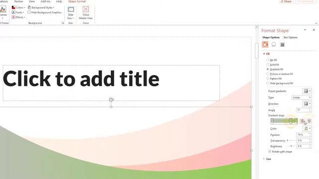 How do you create gradients with transparency in PowerPoint? смотреть онлайн