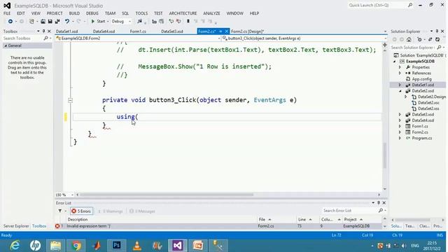C# Database Connectivity Search Data using DataTable, Connection String, Database, add, .net, Part смотреть онлайн