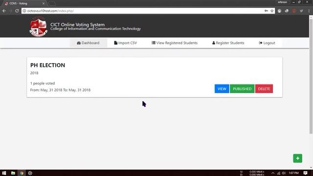 Online Voting System Using PHP & MySQL смотреть онлайн