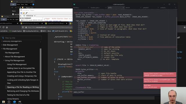 Encoding DOS and PE Image File Headers - Compiler Programming Ep52 смотреть онлайн