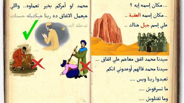 كتاب السيرة للأطفال الحلقة 14 بيعة العقبة sera 4 kids смотреть онлайн