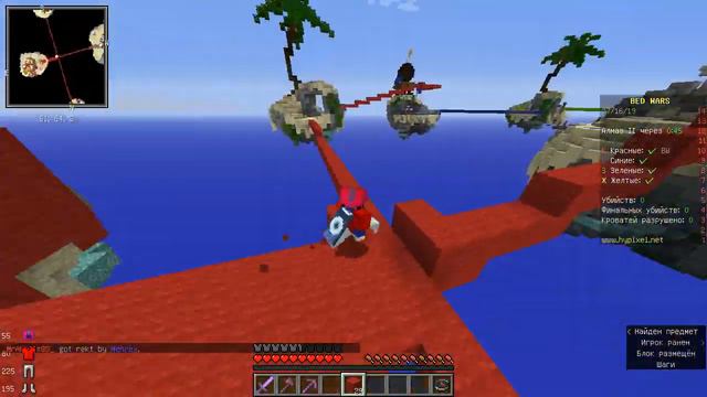 F5 challenge (челлендж). Minecraft Bed Wars (Hypixel) смотреть онлайн