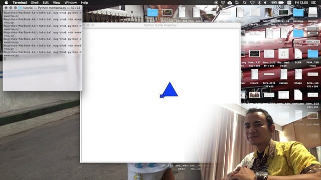 Pen dan Fill Color Module Turtle di Python смотреть онлайн