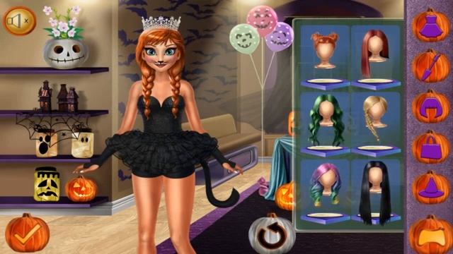 NEW мультик для девочек—Анна играет в переодевания—Игры для детей смотреть онлайн