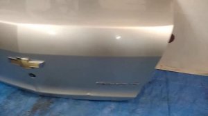 Серебристая крышка багажника Кобальт