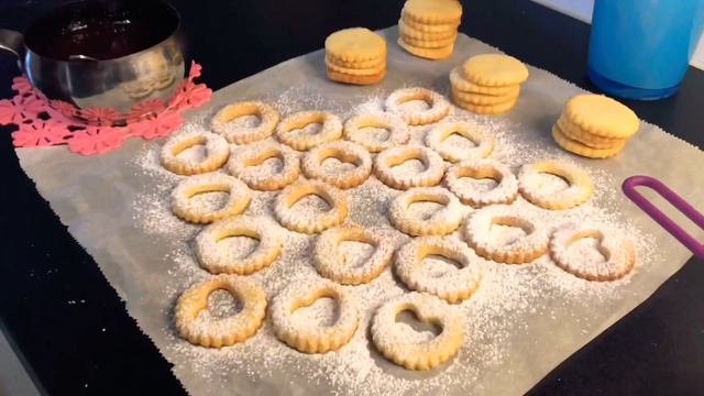 🍓👌Recette sables Au confiture de fraises(rif)😍 смотреть онлайн