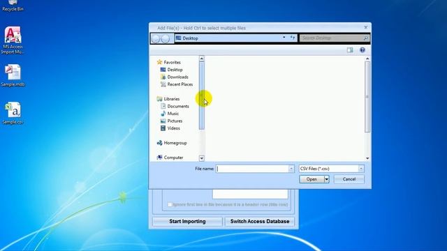 How To Use MS Access Import Multiple CSV Files Software смотреть онлайн