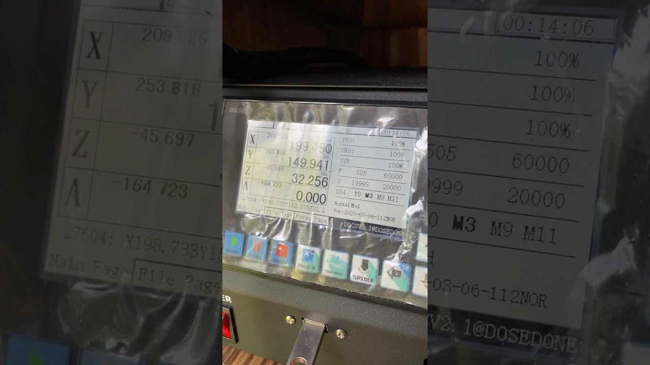 Цифры бегут, вода бежит, станок работает! смотреть онлайн