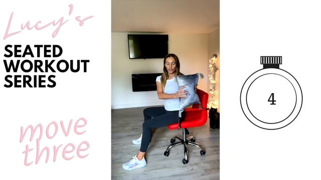 SEATED CARDIO WORKOUT AT HOME -- 7 CHAIR EXERCISES | FULL BODY CHAIR WORKOUT | LUCY WYNDHAM-READ смотреть онлайн
