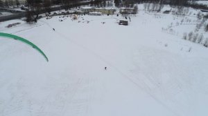 Кайтсёрфинг на снегу / Kitebording 2018 в Сестрорецке от шоу Clan Masikow