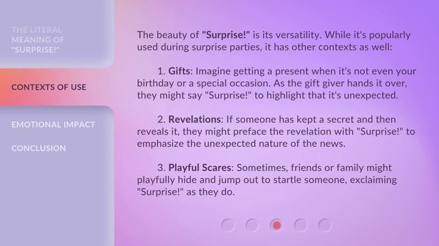 Unwrapping the Phrase "Surprise!" смотреть онлайн