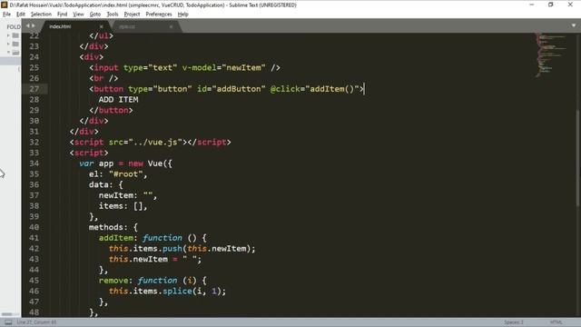 How to create a Todo Application by using vue.js смотреть онлайн
