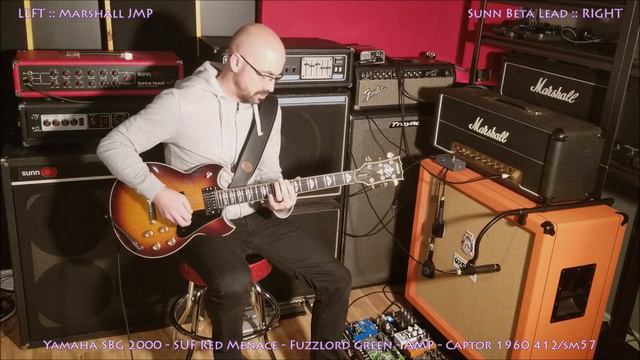 Marshall JMP vs Sunn Beta Lead :: Stoner-Doom battle смотреть онлайн