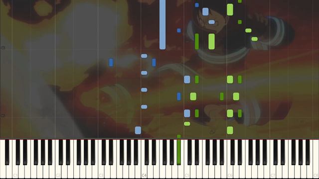 [FULL] veil - Fire Force (Enen no Shouboutai) ED - Piano Arrangement [Synthesia] смотреть онлайн