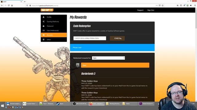 5 Golden Keys Borderlands the Pre-Sequel Shift Codes - All Platforms - Expires June 8, 2020 смотреть онлайн