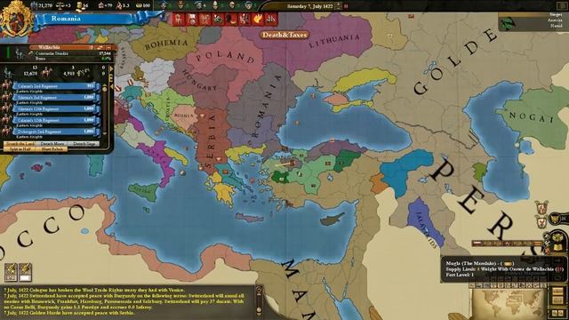 Wallachia 13 Europa Universalis 3 III Divine Wind Death and Taxes Let's Play смотреть онлайн