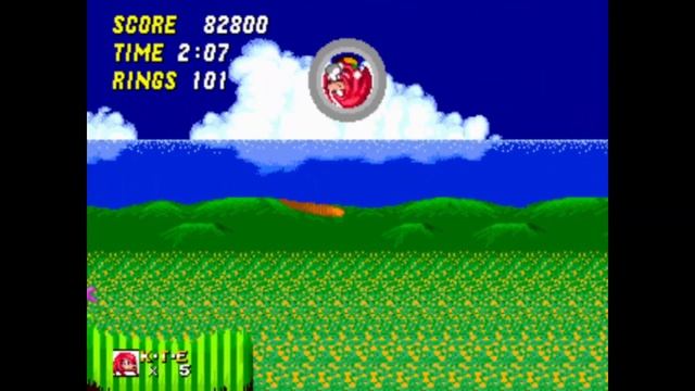 Sonic 2 & Knuckles - Emerald Hill 1: 263400 (Score Attack) смотреть онлайн