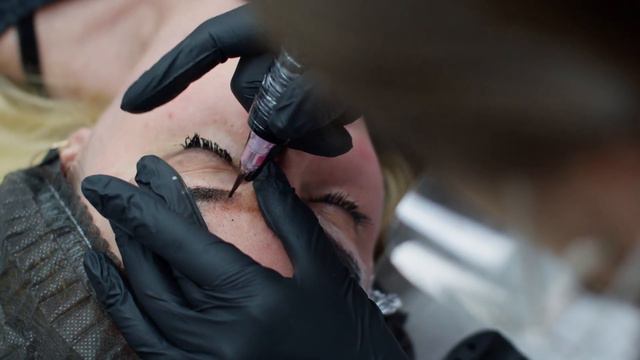 Перманентный макияж бровей "техника омбре" смотреть онлайн