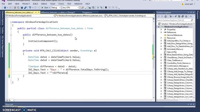 C# Tutorial - Difference Between Two Dates In C# [ with source code ] смотреть онлайн