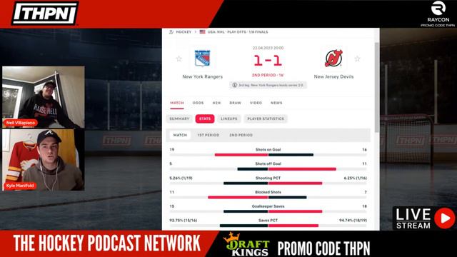 New Jersey Devils vs New York Rangers GAME 3 LIVE REACTION & PLAY-BY-PLAY | NHL Live stream смотреть онлайн