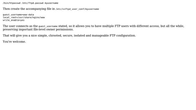 Configuring vsftpd with nginx on ubuntu (3 Solutions!!) смотреть онлайн