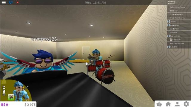 roblox welcome to bloxburg!! Drum player combine with Piano player смотреть онлайн