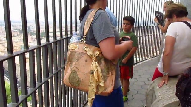 Ватикан. Вид с высоты Купола Собора Св Петра смотреть онлайн