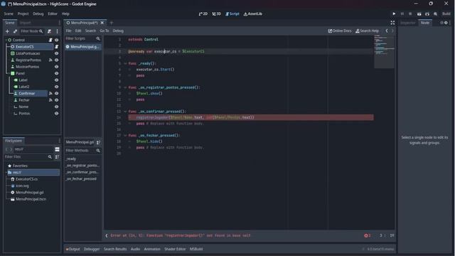 [Godot 4] Como fazer um High Score online #4 Finalizando a interface com GDScript смотреть онлайн