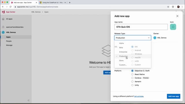 AppCenter Config | Over-the-Air Updates with CodePush смотреть онлайн