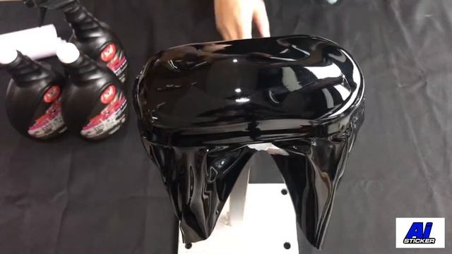 สาธิตการติดตั้ง และทดสอบความเงา,ความยืดหยุ่น Gloss Black แบรนด์ KPMF | Ai Sitcker Shop смотреть онлайн