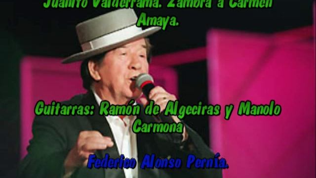 Juanito Valderrama, Zambra a Carmen Amaya. Gutarras Ramón de Algeciras y Manolo Carmona смотреть онлайн
