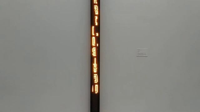Survival. 2000. Jenny Holzer. The Columbus Museum Of: Art. Winter 2020. Downtown.