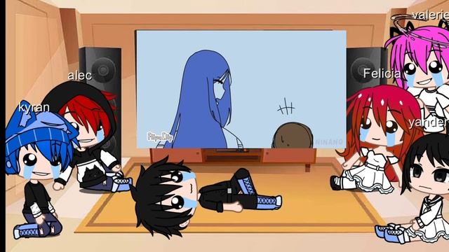 yandere hight school react to krew animation [animation video by ninanO] /read description смотреть онлайн