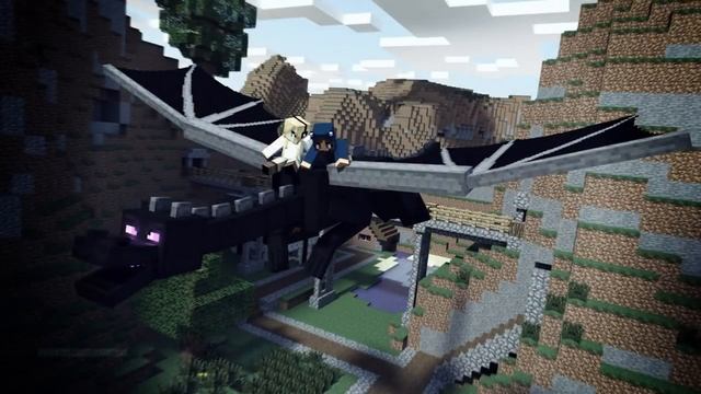 Minecraft, me and my friends (Novaskin.me/wallpaper) смотреть онлайн