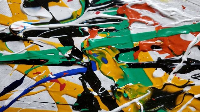 TV ART SLIDESHOW | Abstract Art for your TV | Jené Stephaniuk | 1hour of 4K HD Paintings смотреть онлайн