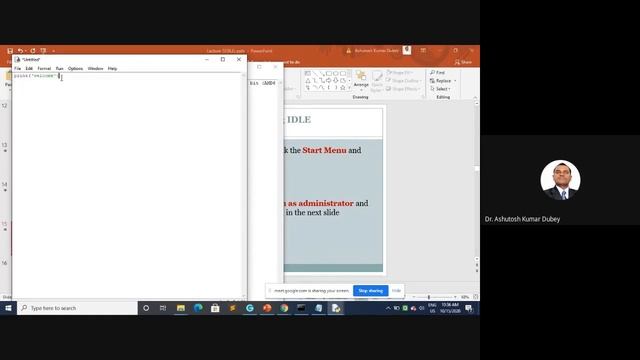 How to run python program on IDLE (Hindi) смотреть онлайн
