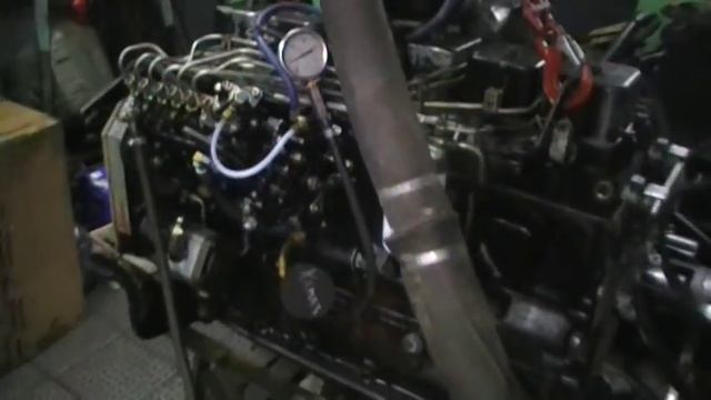 Запуск двигателя Cummins B5.9-С (Дизель, 6 цил. в ряд.,Объем 5.9л., мощ-ть 148 л.с.) смотреть онлайн