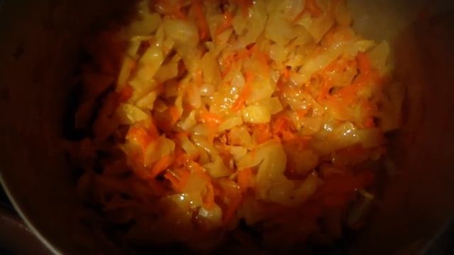 Тушеная капуста с красной консервированной фасолью смотреть онлайн