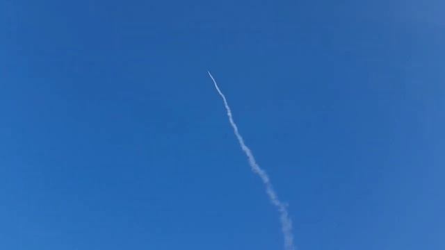 Запуск модели ракеты