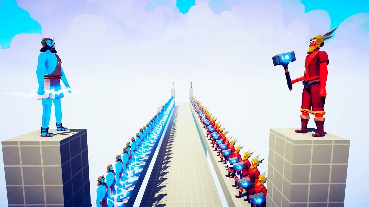 50x vs 50x CLASSIC RANGED UNITS TOURNAMENT | TABS - Totally Accurate Battle Simulator смотреть онлайн