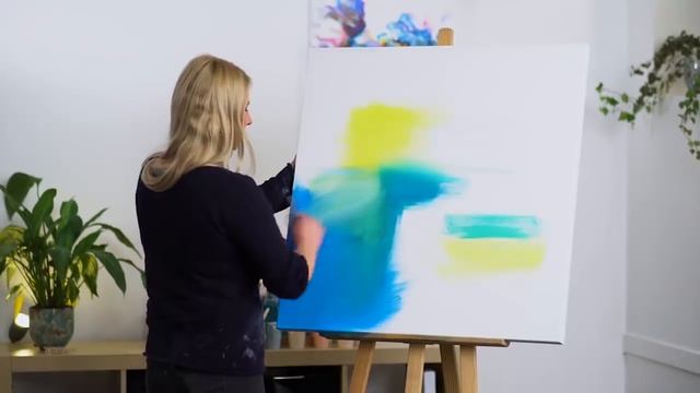 7 Abstract Acrylic Paintings / Satisfying Art - Easy How To Paint