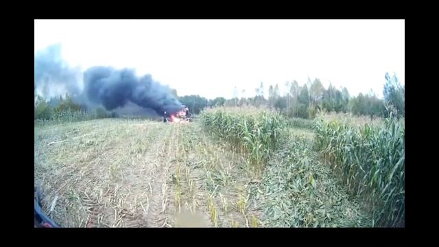 Полоцкий район, горение комбайна смотреть онлайн