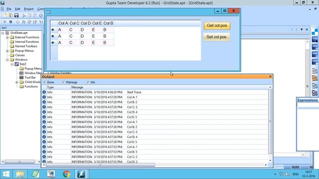 Hide/show column grid behaviour смотреть онлайн