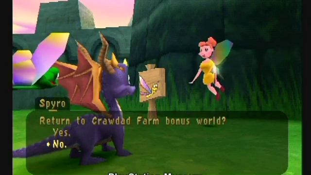 Spyro: Year Of The Dragon [PS1] смотреть онлайн