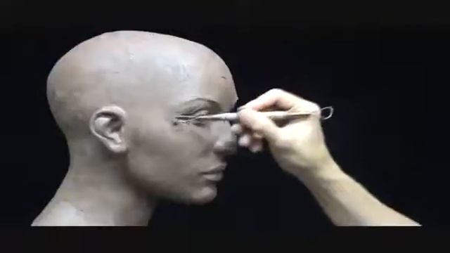 Скульптура из глины , Sculpting A Female Head In Clay  Sculpting Tutorial And Demo