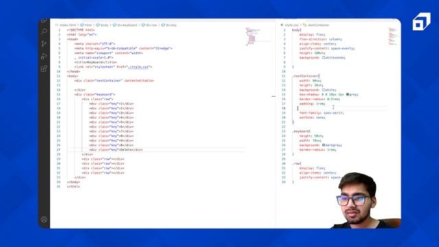 Create a Virtual Keyboard using HTML, CSS and JavaScript | JavaScript Tutorial - Frontend Project смотреть онлайн