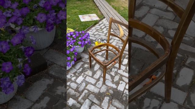 Начала реставрацию стула. Добро пожаловать на наш канал. #дачаблог #дача #реставрациястула смотреть онлайн