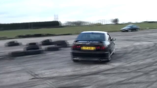 Lexus IS 200 Sport - first drift practice смотреть онлайн