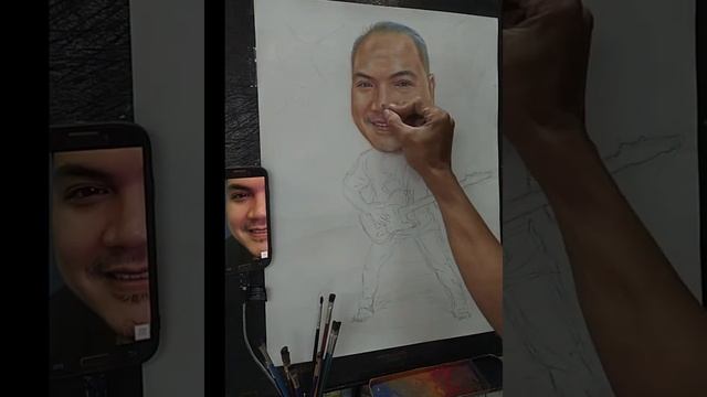 GUITARIST CARICATURE feat. Capt. Edwin Avilla of Bgy. Cupang, Antipolo смотреть онлайн