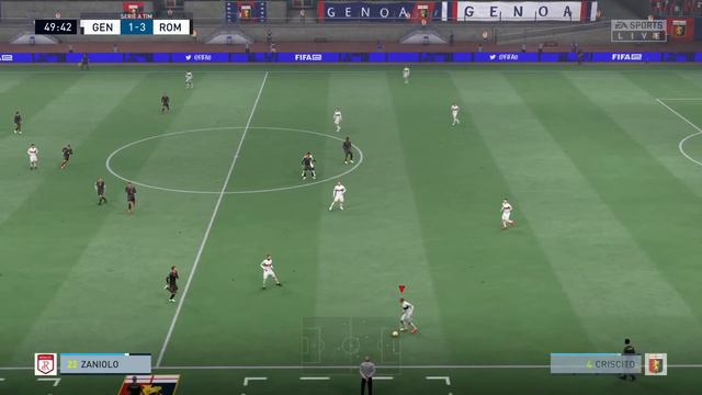 FIFA 22 | 21.11.2021 | Дженоа-Рома | СЕРИЯ А 13 тур | Первый матч Андрея Шевченко на посту смотреть онлайн